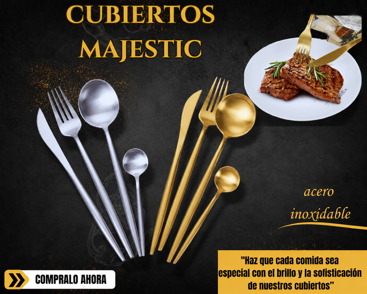 Juego de Cubiertos Premium 24 Piezas – Acero Inoxidable